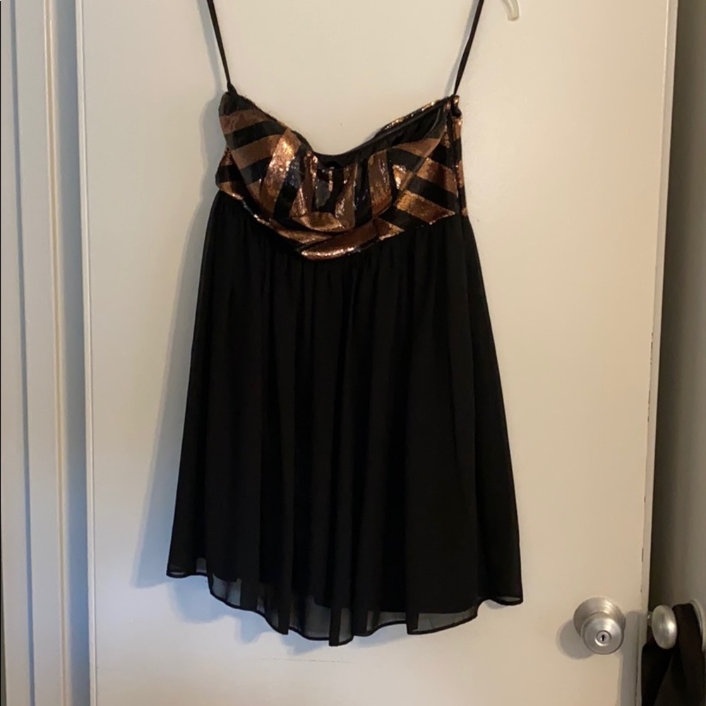 Strapless Homecoming Dress